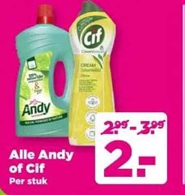 Alle Andy of Cif Per stuk