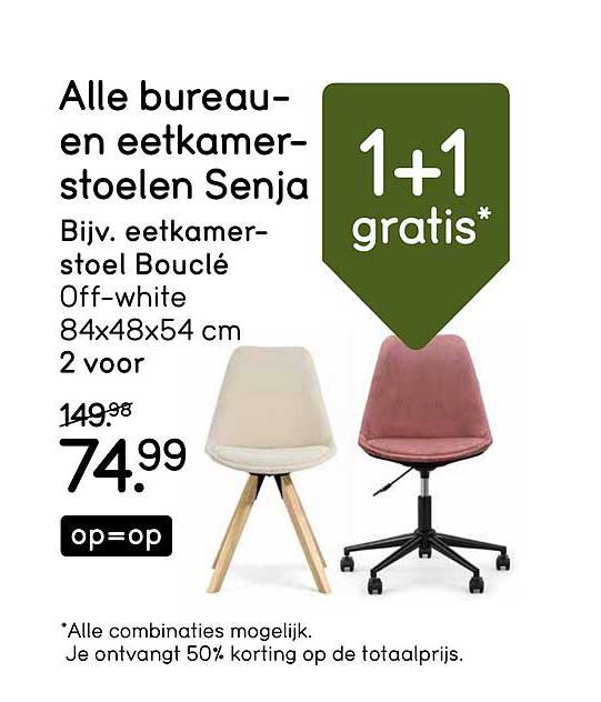 Alle bureau- en eetkamerstoelen Senja