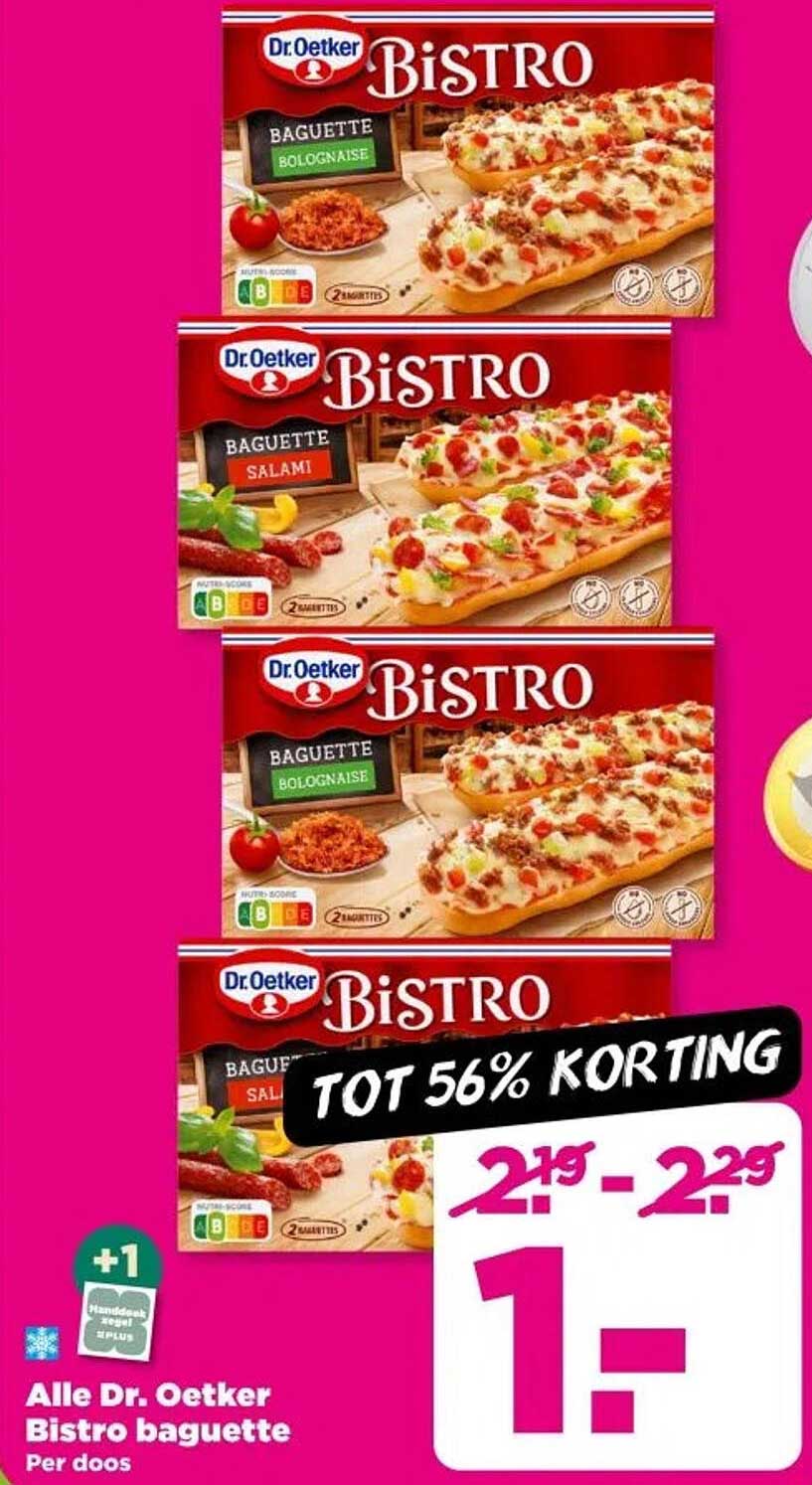Alle Dr. Oetker Bistro baguette