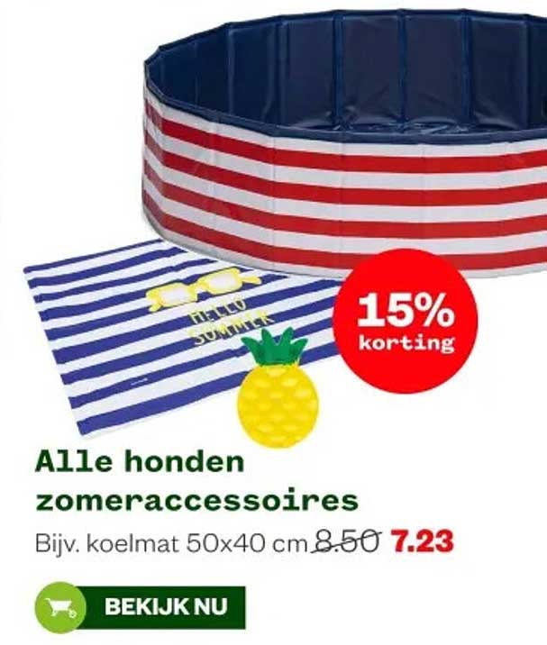 Alle honden zomeraccessoires