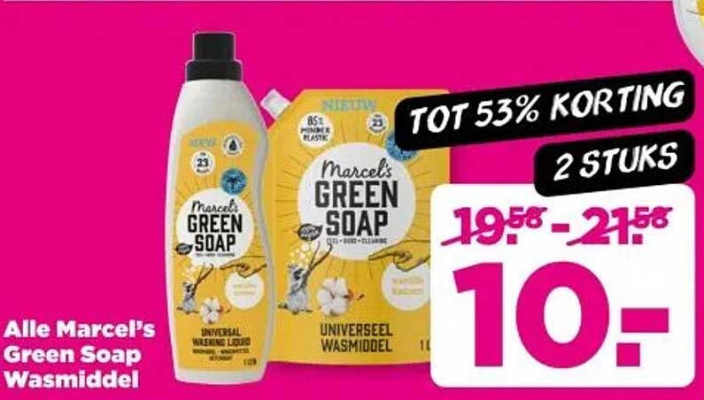 Alle Marcel's Green Soap Wasmiddel