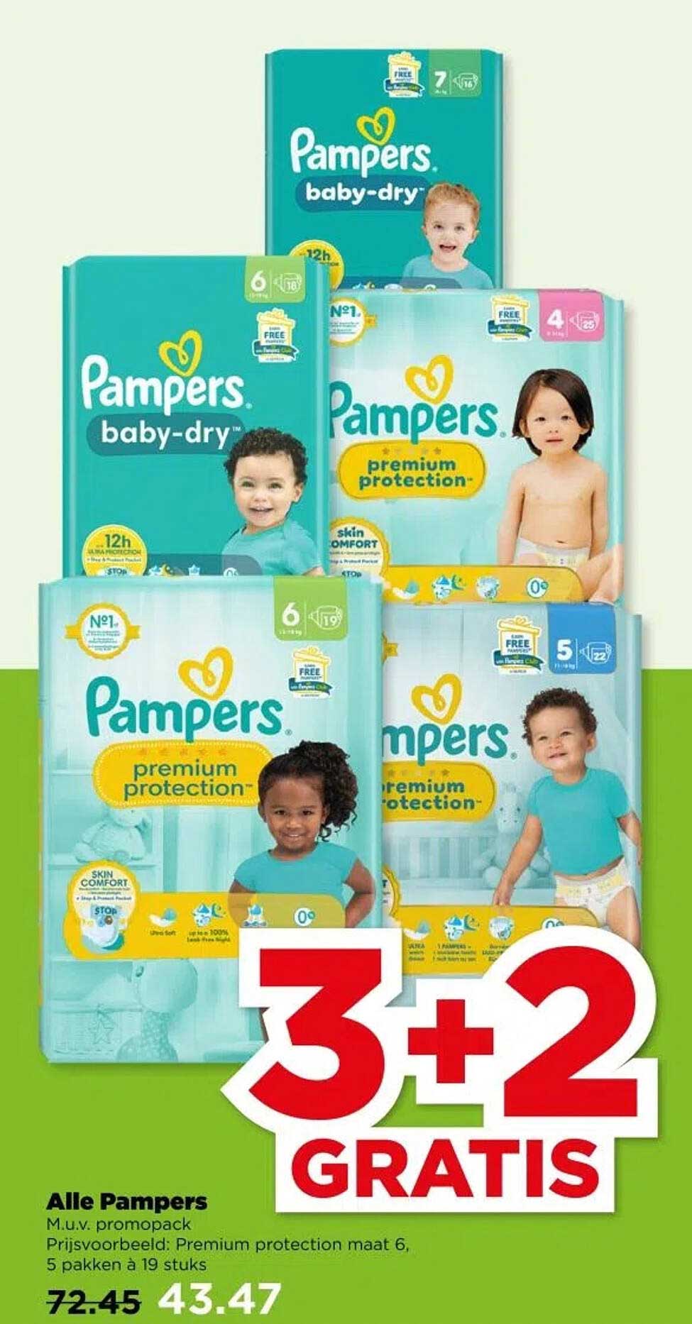 Alle Pampers M.u.v. promopack