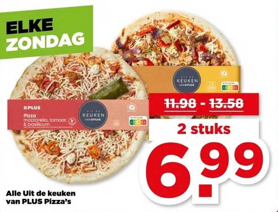 Alle Uit de keuken van PLUS Pizza's