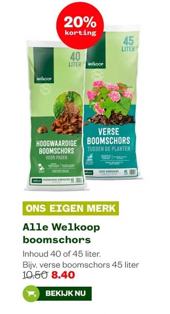 Alle Welkoop boomschors