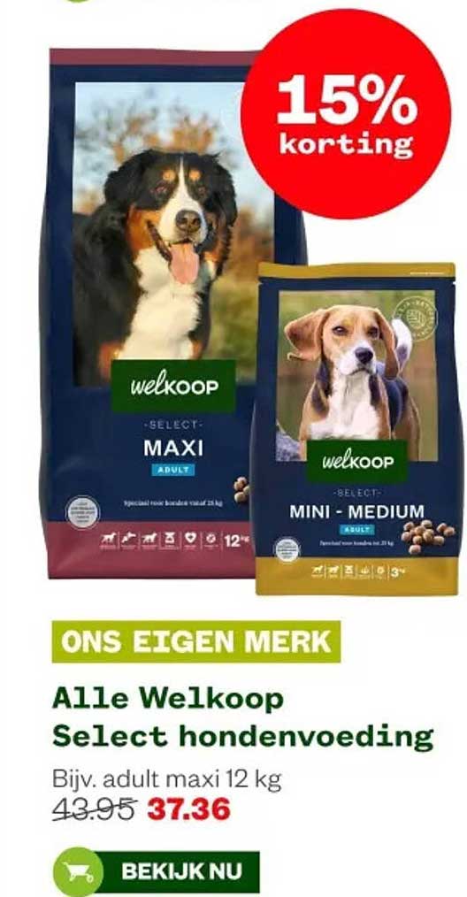 Alle Welkoop Select hondenvoeding