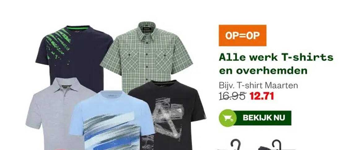 Alle werk T-shirts en overhemden