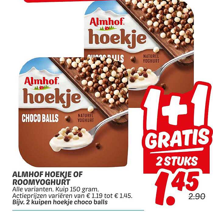 ALMHOF HOEKJE OF ROOMYOGHURT