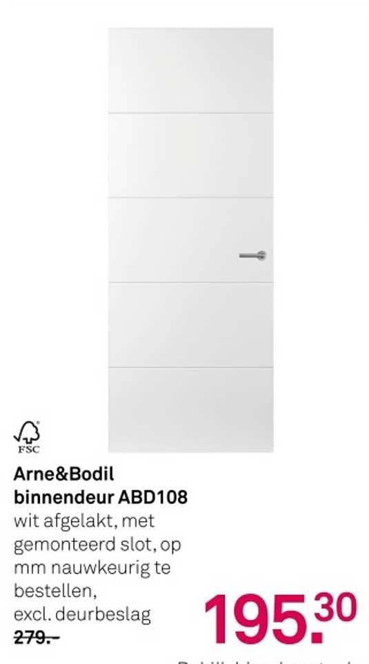 Arne&Bodil binnendeur ABD108