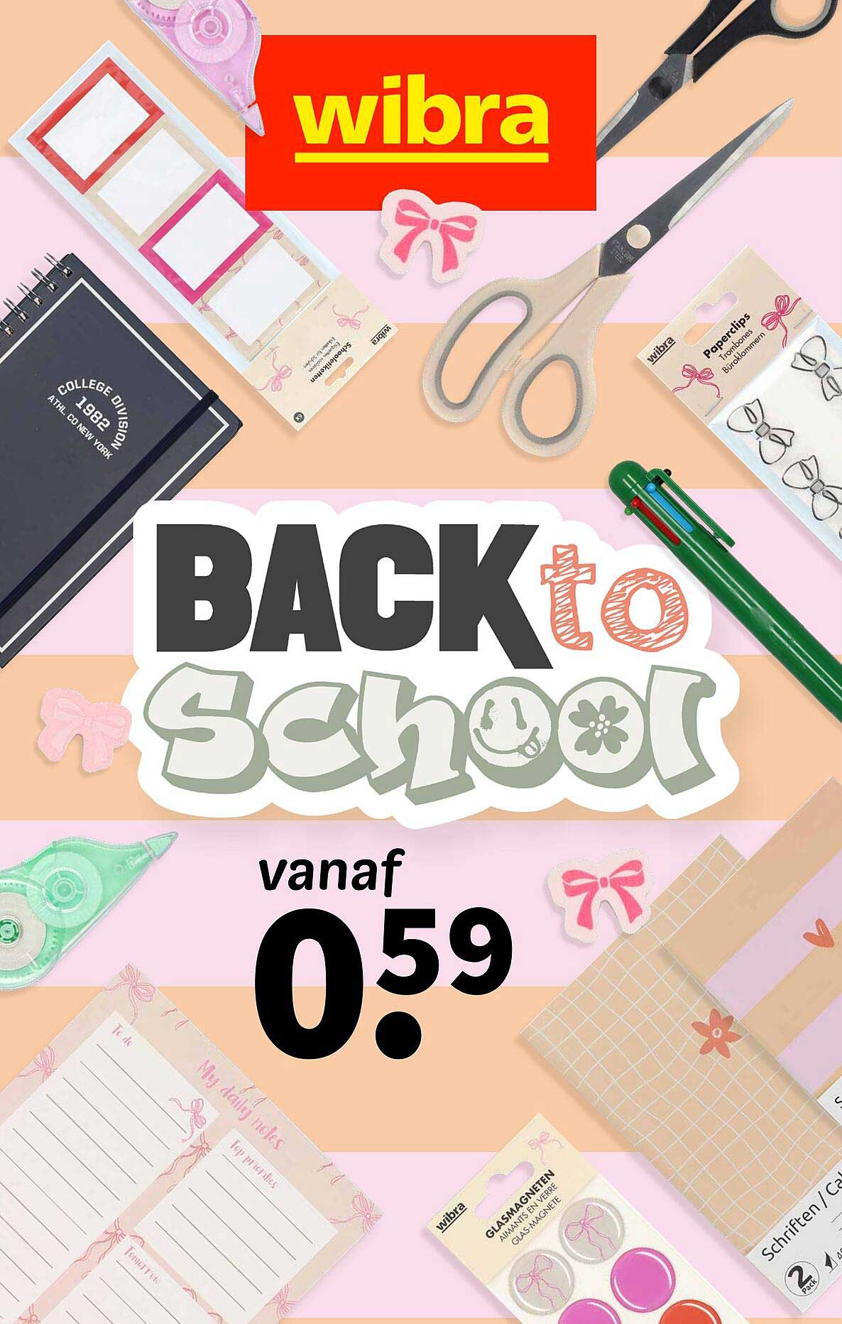 BACK to SCHOOL vanaf 0,59