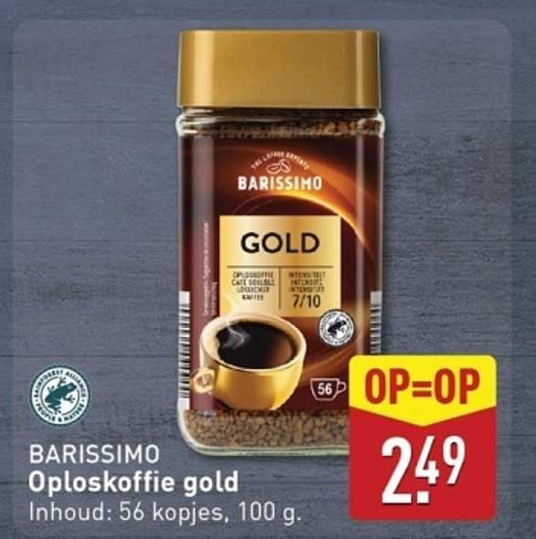 BARISSIMO Oploskoffie gold