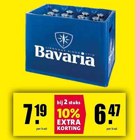 Bavaria Bier Kroonkurk, 24 x 30 cl