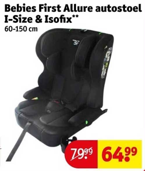Bebies First Allure autostoel I-Size & Isofix** 60-150 cm