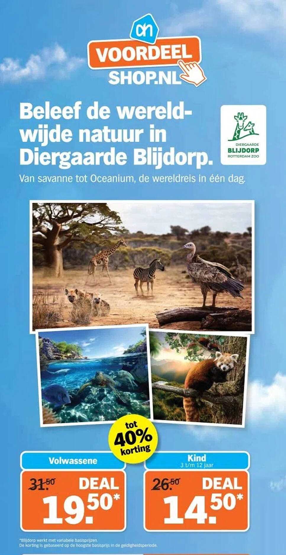 Beleef de wereldwijde natuur in Diergaarde Blijdorp.