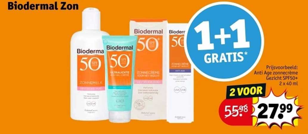 Biodermal Zon 1+1 GRATIS