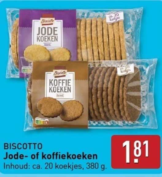 BISCOTTO Jode- of koffiekoeken