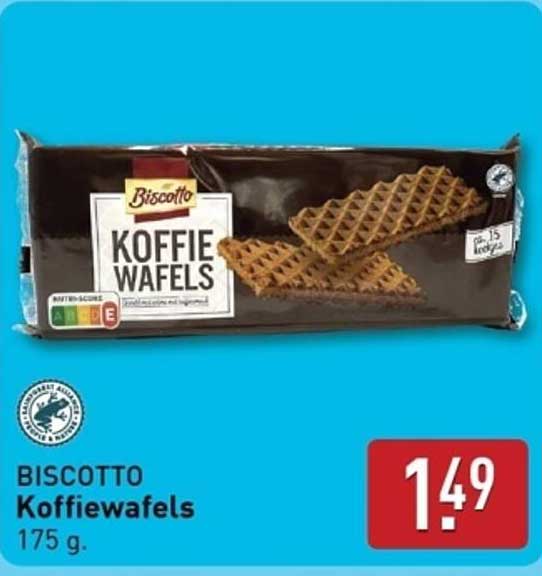 BISCOTTO Koffiewafels 175 g