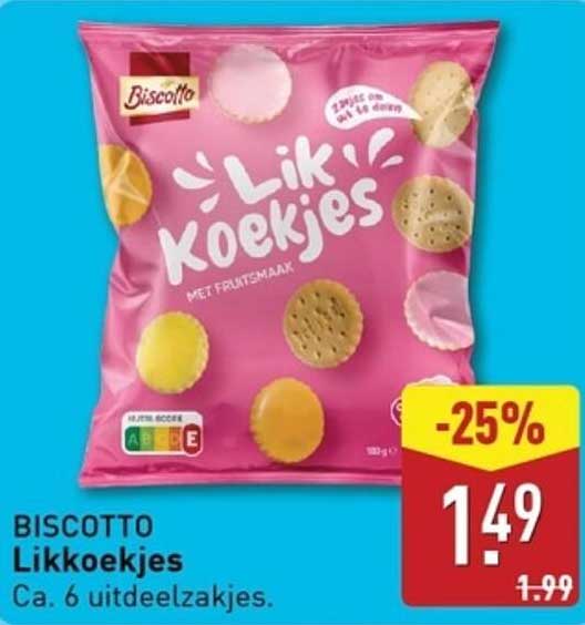 BISCOTTO Likkoekjes