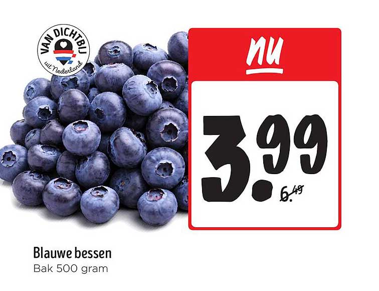 Blauwe bessen Bak 500 gram
