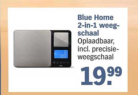 Blue Home 2-in-1 weegschaal