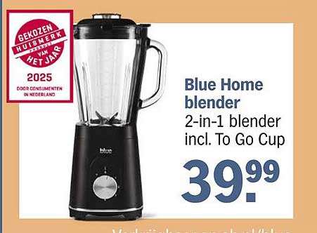 Blue Home blender 2-in-1 blender incl. To Go Cup