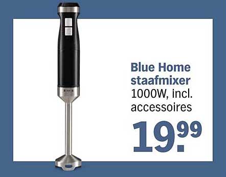 Blue Home staafmixer 1000W, incl. accessoires