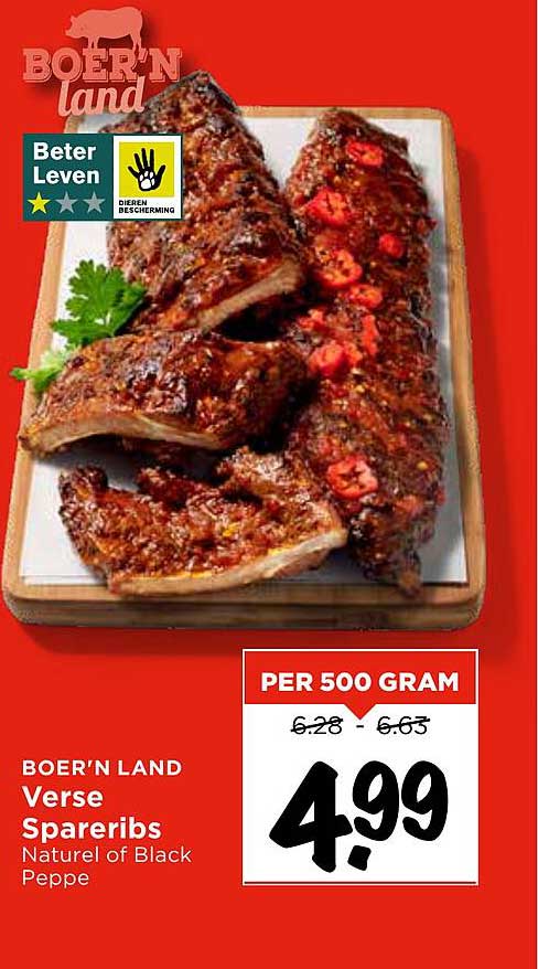 BOER'N LAND Verse Spareribs