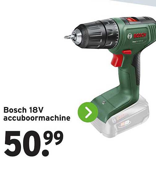 Bosch 18V accuboormachine
