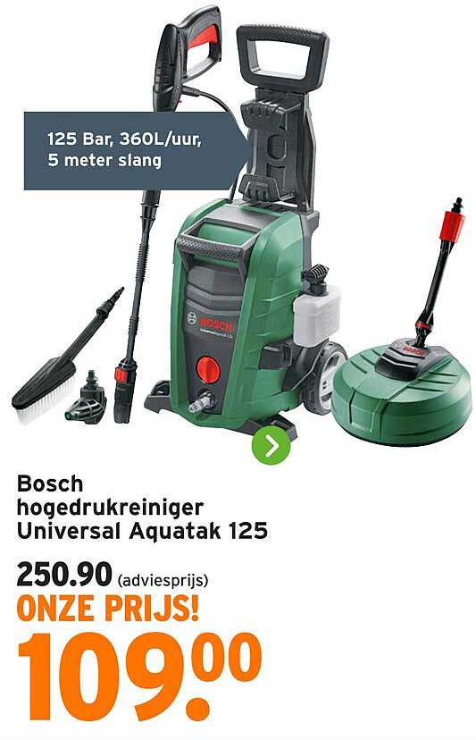 Bosch hogedrukreiniger Universal Aquatak 125