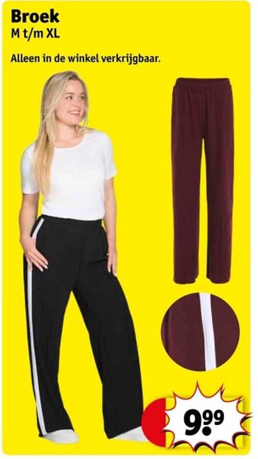 Broek M t/m XL