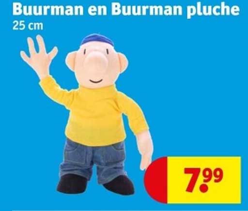 Buurman en Buurman pluche 25 cm