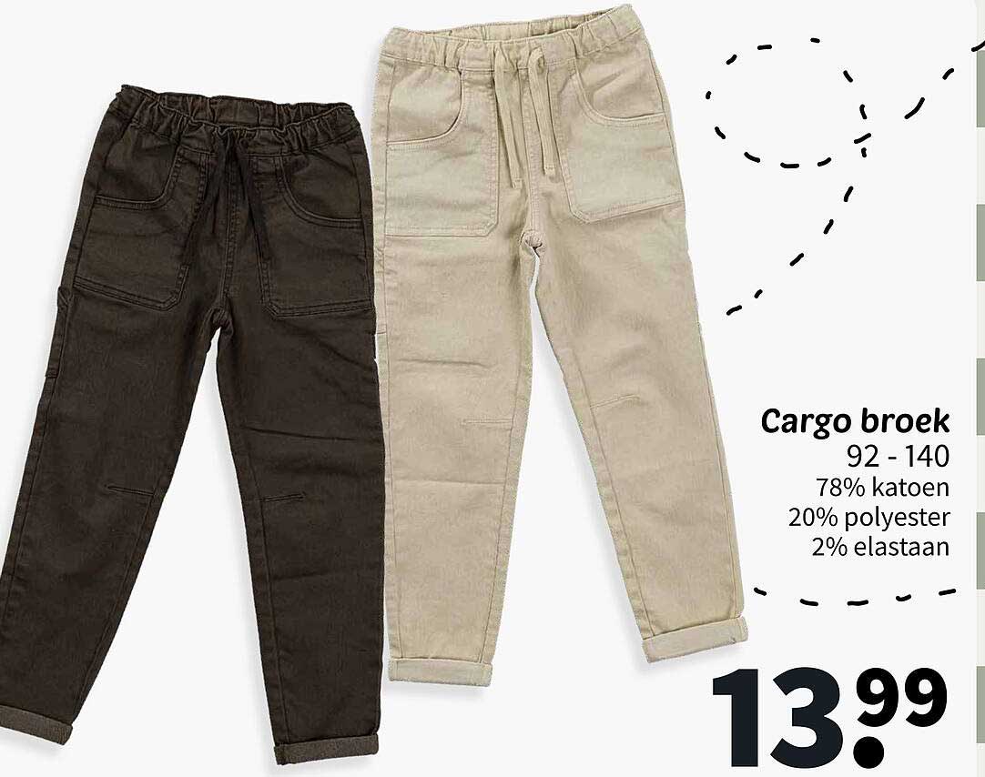 Cargo broek 92 - 140