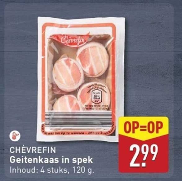 CHÈVREFIN Geitenkaas in spek