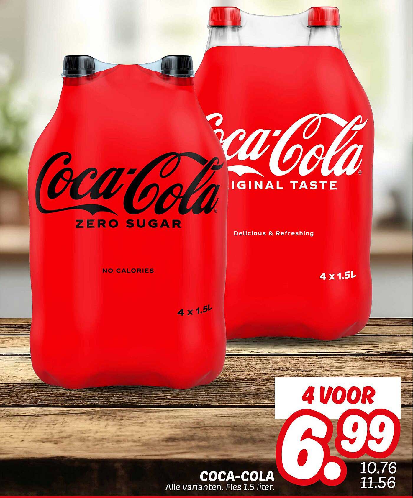 Coca-Cola, 4 voor 6.99
