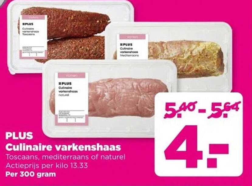 Culinaire varkenshaas