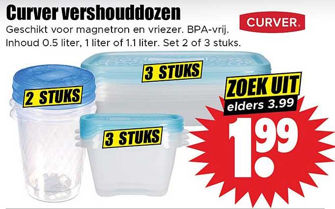 Curver vershouddozen