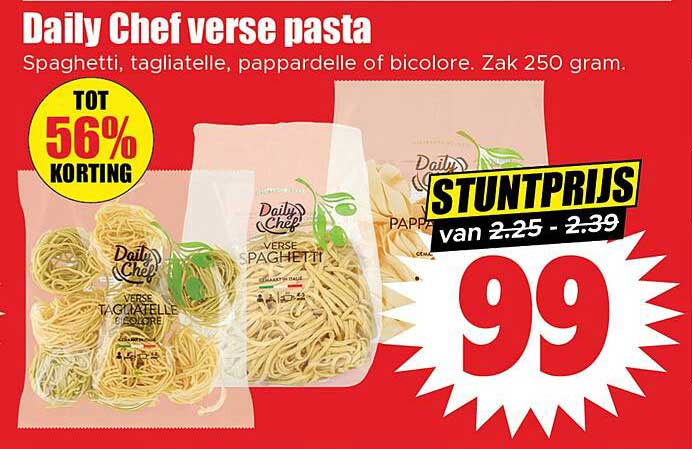 Daily Chef verse pasta