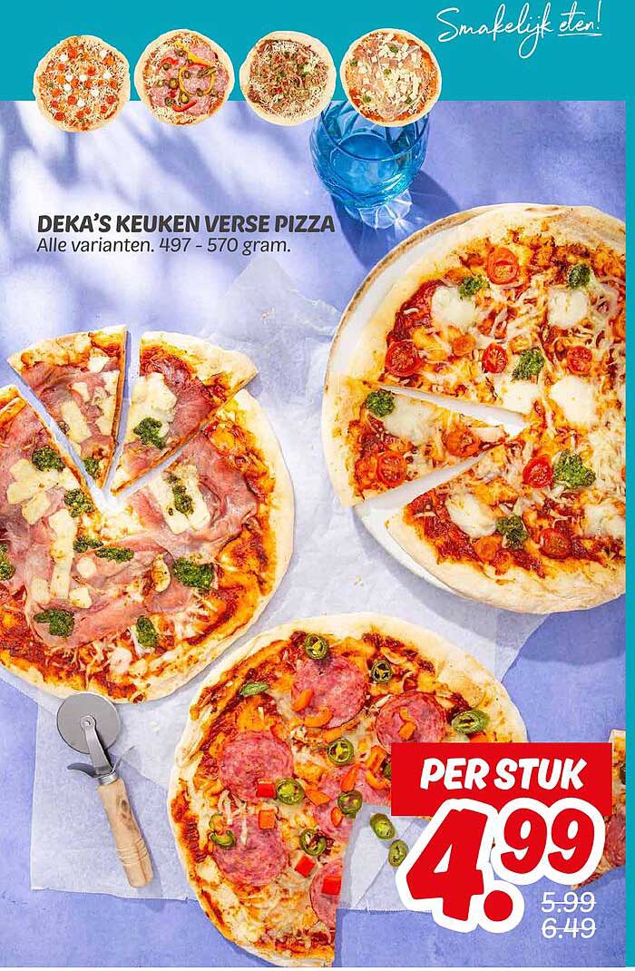 DEKA’S KEUKEN VERSE PIZZA