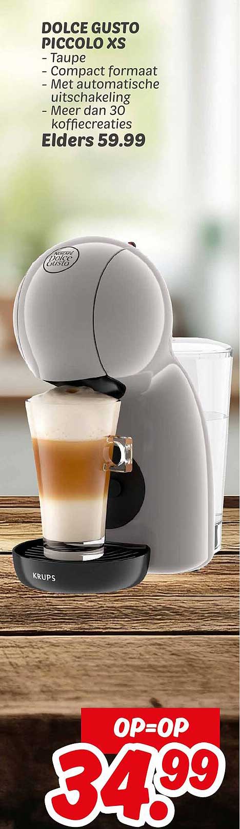 DOLCE GUSTO PICCOLO XS - Taupe