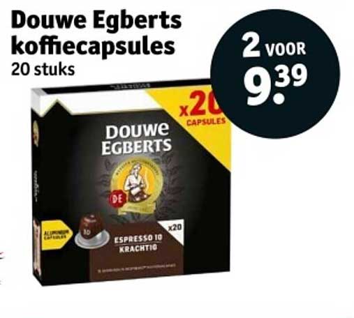 Douwe Egberts koffiecapsules 20 stuks