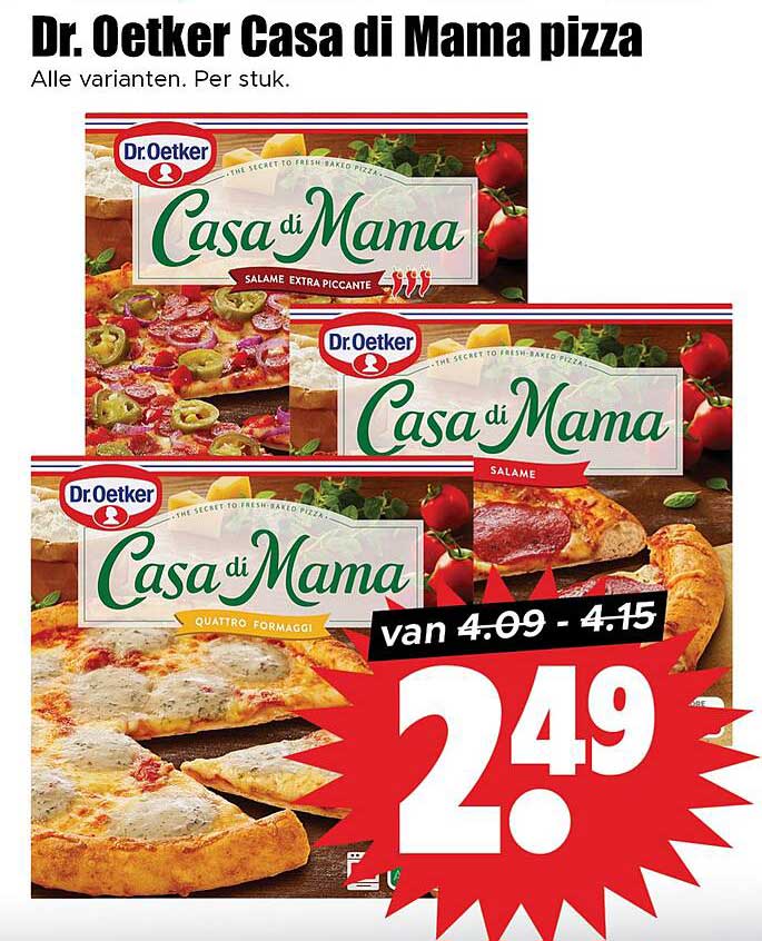 Dr. Oetker Casa di Mama pizza