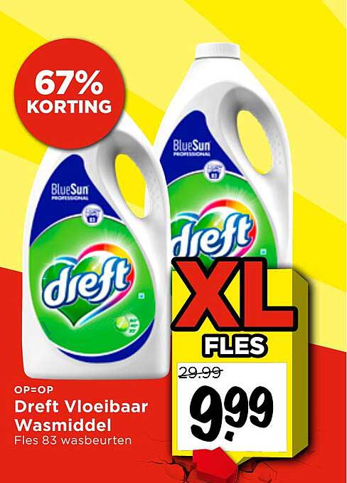 Dreft Vloeibaar Wasmiddel Fles 83 wasbeurten