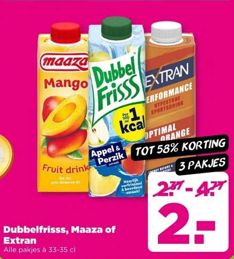 Dubbelfrisss, Maaza of Extran