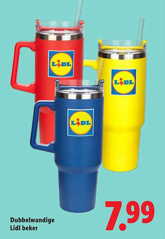 Dubbelwandige Lidl beker