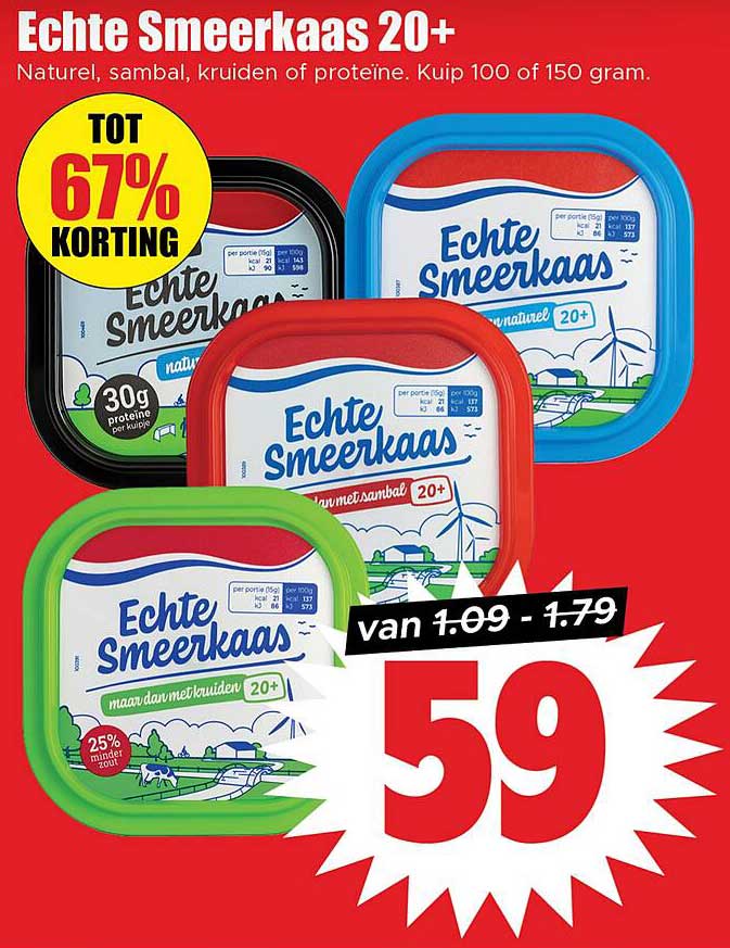 Echte Smeerkaas 20+