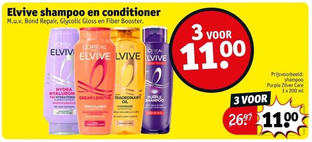 Elvive shampoo en conditioner