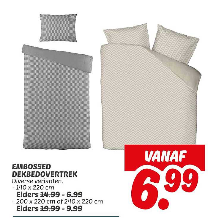 EMBOSSED DEKBEDOVERTREK