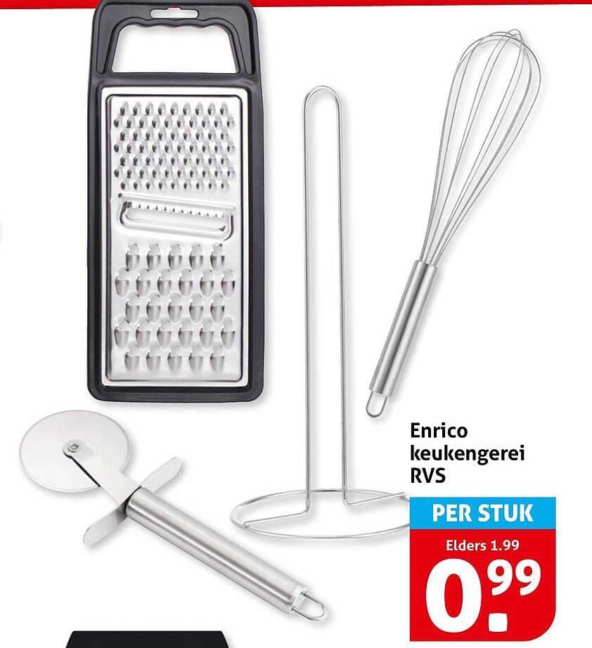 Enrico keukengerei RVS