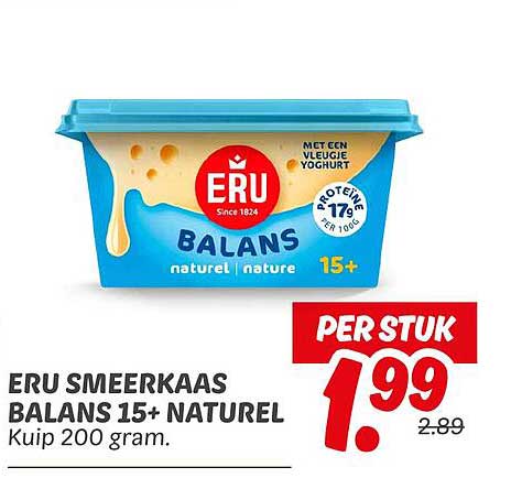 ERU SMEEKKAAS BALANS 15+ NATUREL