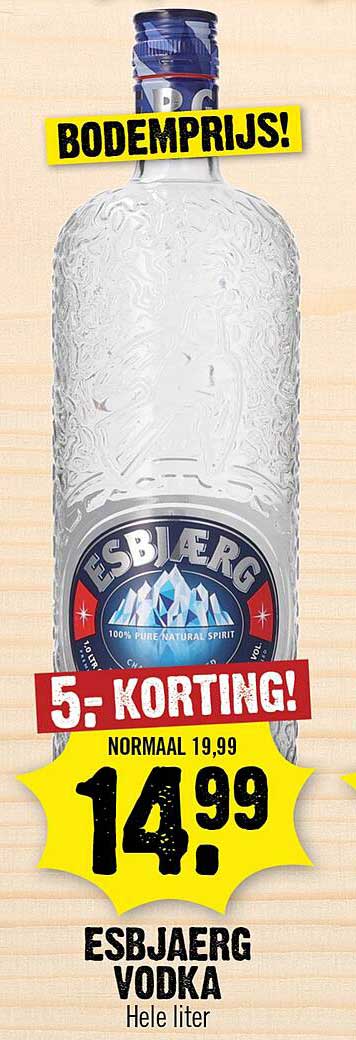 ESBJAEGR VODKA Hele liter