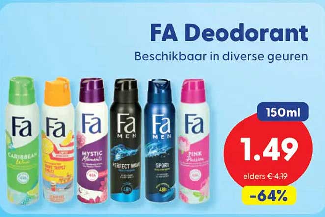 FA Deodorant